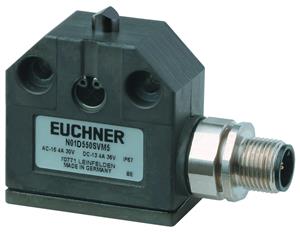 Euchner N01D550SVM5-M Precision single limit switch N01, chisel plunger, plug connector M12