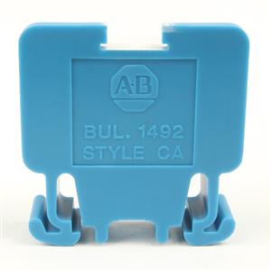 Allen Bradley 1492-CA1L TERM BLCK Rail MTD 1P 55A Lg SCR WHT