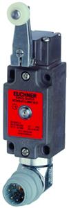 Euchner NZ2HB-511L060C1631 Safety switch NZHB, lever arm with plastic roller, plug connector SR6