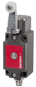 Euchner NZ2HB-511SVM5L060GEC2273 Safety switch NZHB, lever arm with plastic roller, plug connector SVM5