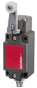 Euchner NZ2HB-528SVM5 Safety switch NZHB, lever arm with plastic roller, plug connector SVM5