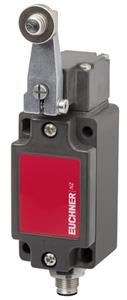 Euchner NZ2HS-528SVM5 Safety switch NZHS, lever arm with steel roller, plug connector SVM5