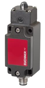 Euchner NZ2RK-538SVM5 Safety switch NZRK, roller plunger, steel roller ø 8 mm, plug connector SVM5