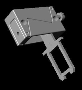 Euchner RADIUSBETAETIGER-S-OU-SN Hinged actuator S, top/bottom, for safety switch SGA/SGP/STA/STP/STM