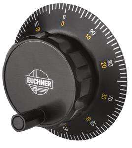 Euchner SW 90 GE/WS Dial for handwheel HKD, suitable for front panels HKD