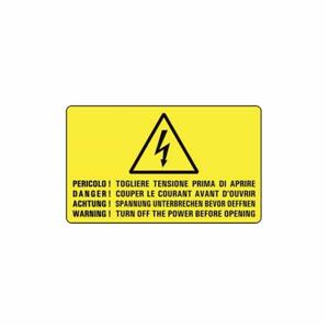 Cabur ETVIN128 Warning labels Turkey