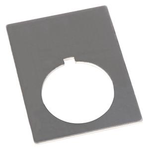 Allen Bradley 800H-W100J 30mm 800H Grey Blank Jumbo Legend Plate