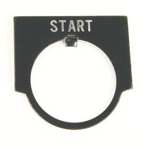 Allen Bradley 800MR-W19 22mm 800MR START Legend Plate