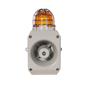 Allen Bradley 855HM-CGMD30DL5 Metal Horn with LED Beacon 24V DC