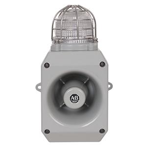 Allen Bradley 855HM-CGMD30DL7 Metal Horn with LED Beacon 24V DC