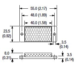 Allen Bradley 92-112 Reflectors for Photo Sensor