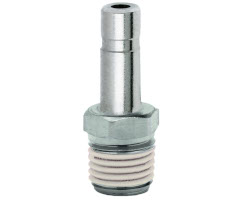 Norgren 101151248 Pneufit 10 Push-in fitting, Adaptor, Straight stem, 12mm, R1/2 Turkey