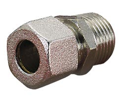 Norgren 432250828 Compression fittings external nut, Adaptor with seal, Straight, 8mm, G1/4 Turkey