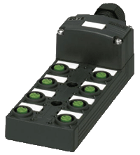 Pepperl+Fuchs V1-8/16A-E2 Splitter box octuple, twin configuration, with cage-clamp terminals
