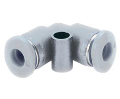 Norgren M00400300 Pneufit M Push-in fitting, Union elbow, 3mm