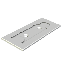 Pepperl+Fuchs PGV-PR-GM-CLOSE100 Countersunk rail for mounting in a floor groove
