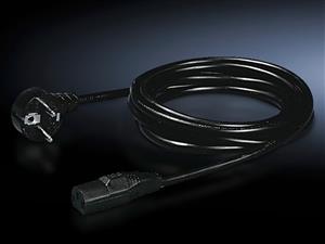 Rittal DK 7200.210 DK Connection cable, L: 1,8 m, 230 V, Connector: CEE 7/4 (type F), CEE 7/5 (type F), Jack: IEC 320 socket C13, For CMC Turkey