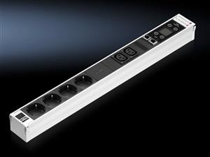 Rittal DK 7859.430 DK PSM measuring module, for modular PSM power distribution Occupies 2 slots in the busbar Output: 4 x protective contact, CEE 7/3, 2 x C13, input: 207 V – 250 V, 16 A, (max 3680 W) Turkey