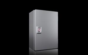 Rittal KX 1587.000 KX E-Box, WHD: 200x300x155 mm, stainless steel 14301, with mounting plate, single-door, with cam lock Turkey