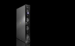 Rittal SK 3313.538 SK LCP Inline CW UL, set forward, based on VX IT, air/water heat exchanger for suite cooling, side mounting on the rack, set forward by 200 mm, RAL 9005