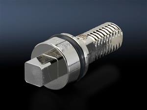 Rittal SZ 2523.000 SZ Lock insert, version C, Die-cast zinc, 7 mm square, L: 41 mm