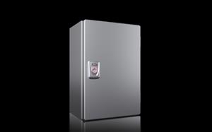 Rittal KX 1301.000 KX E-Box, WHD: 200x300x155 mm, stainless steel 14404, with mounting plate, single-door, with cam lock Turkey