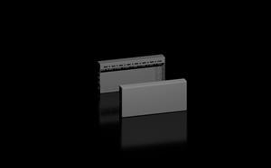 Rittal VX 8660.031 VX base/plinth trim panel, side, H: 100 mm, for D: 400 mm, sheet steel