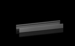 Rittal VX 8660.036 VX base/plinth trim panel, side, H: 100 mm, for D: 1200 mm, sheet steel