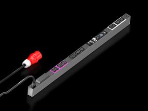 Rittal DK 7979.532 DK PDU metered+, compact basic power distribution incl energy measurement per output slot, with network interface and display, WLD: 44x1095x70 mm, IEC 60 320: 6x C13 + 6x C19