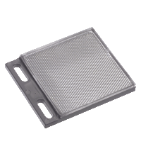 Pepperl+Fuchs REF-MH50 Reflector with Micro-structure, rectangular 509 mm x 509 mm, mounting holes, fixing strap