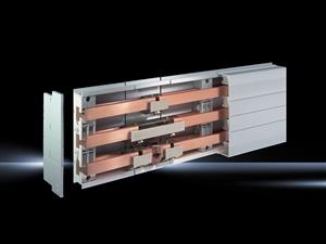 Rittal SV 9342.004 SV Busbar support, PLS 1600, 4-pole, 60 mm bar centre distance, UL design