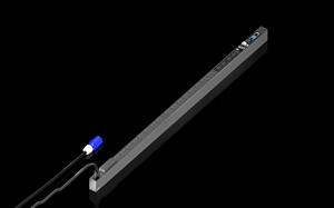 Rittal DK 7979.821 DK PDU UK, metered, compact basic power distribution incl energy measurement per phase, with network interface and display, WLD: 44 x1295 x70 mm, 16x BS 1363