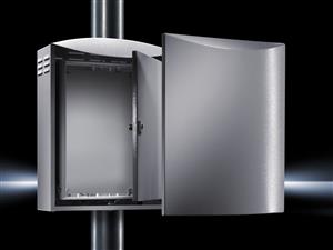 Rittal CS 9791.035 CS Wall-mounted enclosure, WHD: 530x700x265 mm, aluminum, with mounting plate, Enclosure-within-an-enclosure concept