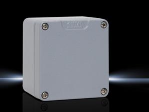 Rittal GA 9104.210 GA Cast aluminium enclosure, WHD: 75x80x57 mm, Cast aluminum, without mounting plate, with cover