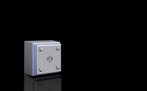 Rittal HD 1681.600 HD switch housing, WxHxD: 100x100x90 mm, stainless steel 14301, 1 switch cut-out, Ø 225 mm Turkey