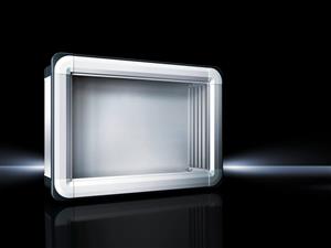 Rittal CP 6372.562 CP Compact Panel, for front panel BH 520x600 mm, installation depth 152 mm, Extruded aluminum section, Support arm connection Ø 130 mm, Hinged rear panel with cam Turkey