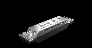 Rittal AX 2394.210 Rail for interior installation in AX compact enclosure, for depth: 210 mm