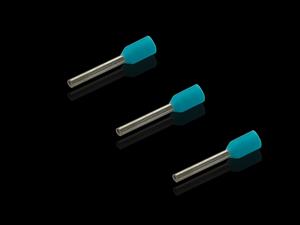 Rittal AS 4050.757 Wire end ferrules for manual wire processing, 034 mm², AWG 22, 8 mm, turquoise, loose, 500 pcs