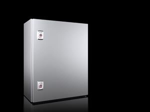 Rittal AX 1015.000 AX Compact enclosure, WHD: 400x500x210 mm, stainless steel 14301, with mounting plate, single-door, with two cam locks Turkey