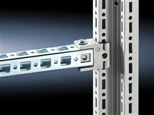 Rittal TS 8800.370 TS Mounting bracket, for fastening of the PS mounting rail 23x23 mm, directly in the vertical TS section