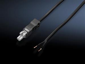 Rittal SZ 2500.410 SZ Connection cable, for power supply, 2-pole, 24 V DC, L: 3000 mm Turkey