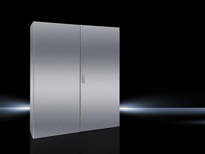 Rittal AE 1019.500 AE Compact enclosure, WHD: 1000x1200x300 mm, Stainless steel 14404, with mounting plate, two-door, 3-point lock system