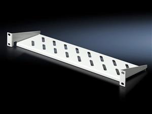 Rittal DK 7119.140 DK Component shelf, WHD: 482,6x1 Ux140 mm, 10 kg, static, distance between levels:, static installation, For 4826 mm (19