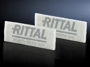 Rittal SK 3237.067 SK Chopped-fibre filter mat, for EMC fan-and-filter units SK 32378xx/32374xx, WxHxD: 92 x 92 x 10 mm Turkey