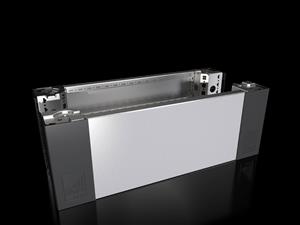 Rittal VX 8620.060 VX Base/plinth corner piece, with base/plinth trim panel, front and rear, H: 200 mm, for W: 600 mm, stainless steel, 14301