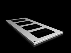 Rittal SV 9681.548 VX Roof plate, Wdepth 400x800 mm, for cable entry glands