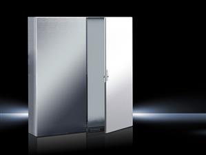 Rittal AE 1019.600 AE Compact enclosure, WHD: 1000x1200x300 mm, Stainless steel 14301, with mounting plate, two-door, 3-point lock system