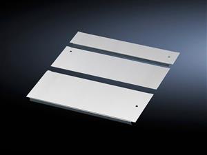 Rittal DK 5502.530 DK Gland plate set, solid gland plate, with sliding panel, multi-piece, WxD: 800x800 mm, for TS IT, TX CableNet, sheet steel, zinc-plated