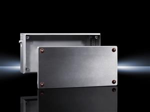 Rittal KEL 9304.000 KEL Ex enclosure, WHD: 300x200x80 mm, Stainless steel 14301, without mounting plate, Empty enclosure with screw-fastened cover