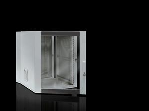 Rittal DK 7715.735 DK Wall-mounted enclosure, 3-part, WxHxD: 600x746x573 mm, 15 U, pre-assembled, IP 54 with solid gland plate top and bottom